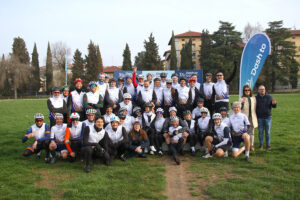 Gruppo partecipaneti tappa finale Dash to Cortina da Brescia a Verona